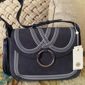Tory Burch tassel large shoulder bag